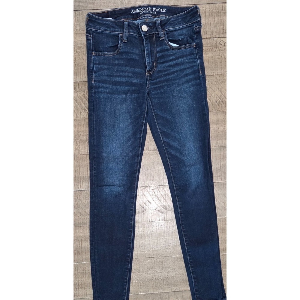 Womens American Eagle Classic 5-Pocket Denim Jeggings Size 6